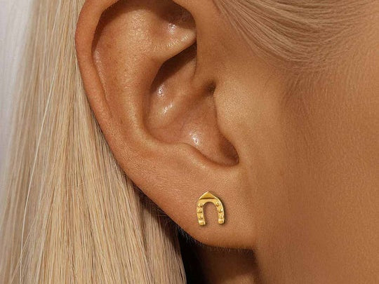 Flat Back Horse Shoe Earrings: The Perfect Blend of Style and Comfort